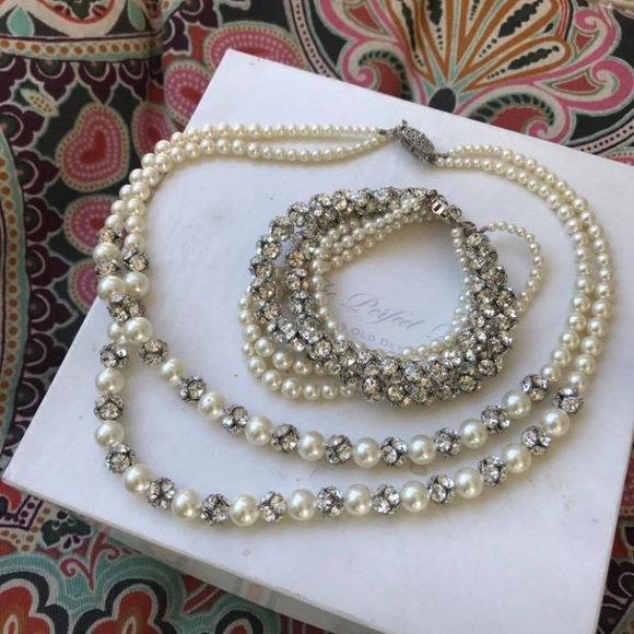 Toni Federici Bridal Necklace and Bracelet - Picture 3 of 4